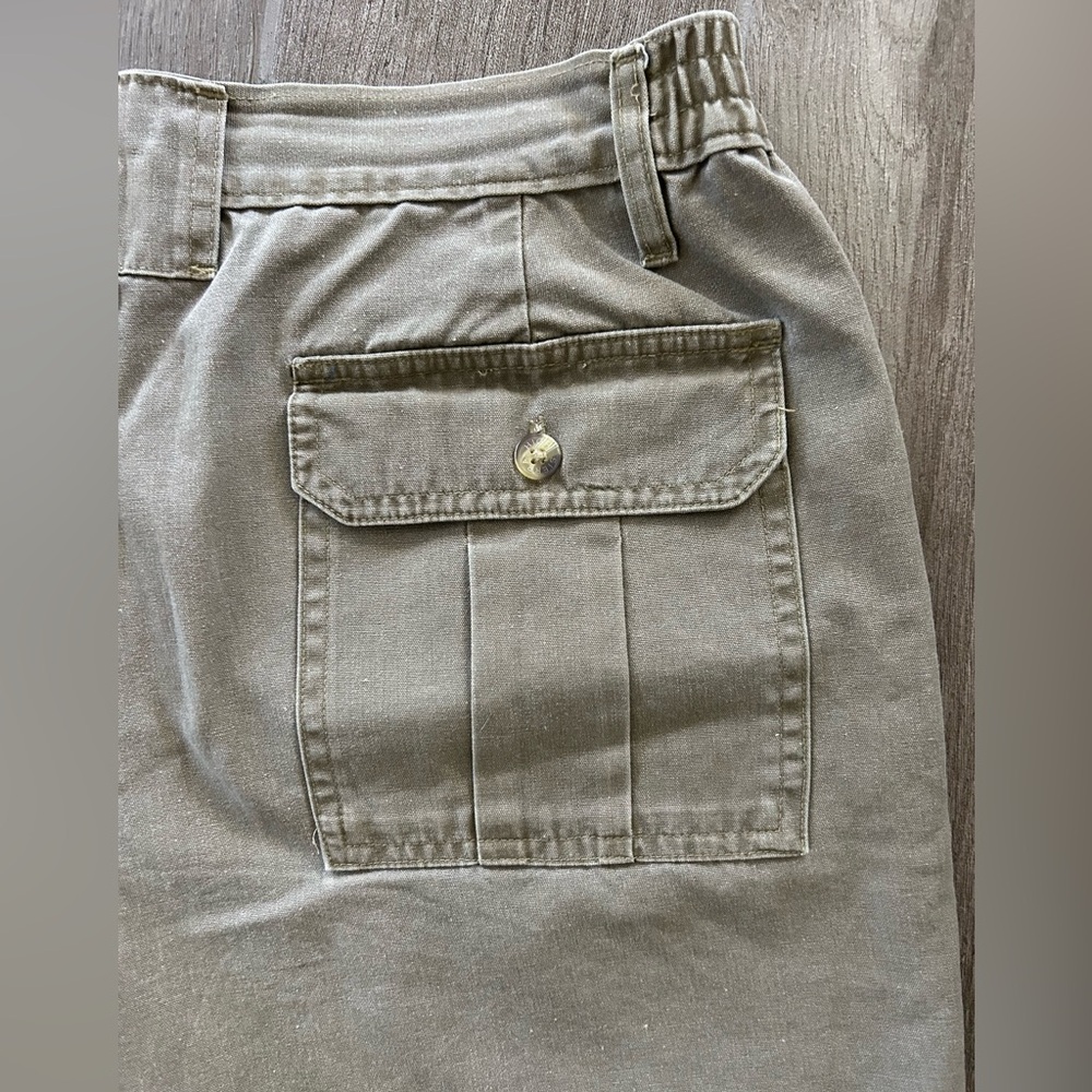 High Sierra Men’s Cargo Shorts Size 34 Khaki Utility Outdoor Hiking Shorts 6.5” - Picture 7 of 8